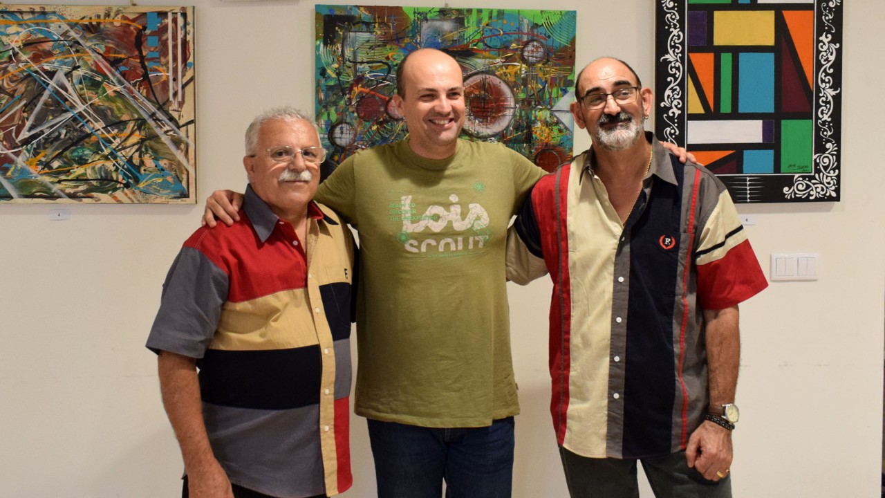 Inaugurada a exposição de Pintura do artista Jaime Teixeira