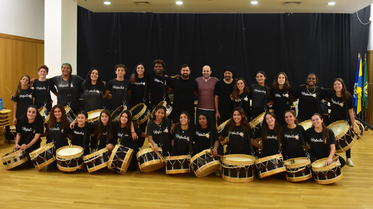 Workshop de Percussão com Marivaldo dos Santos, no Feijó